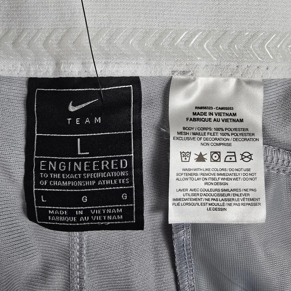 Nike Baseball Pants Mens‎ L Gray Cropped Ventilated Athletic Performance NWT